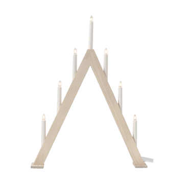 Świecznik adwentowy Nord 60 cm - Biało-laquerowany - Scandi Living