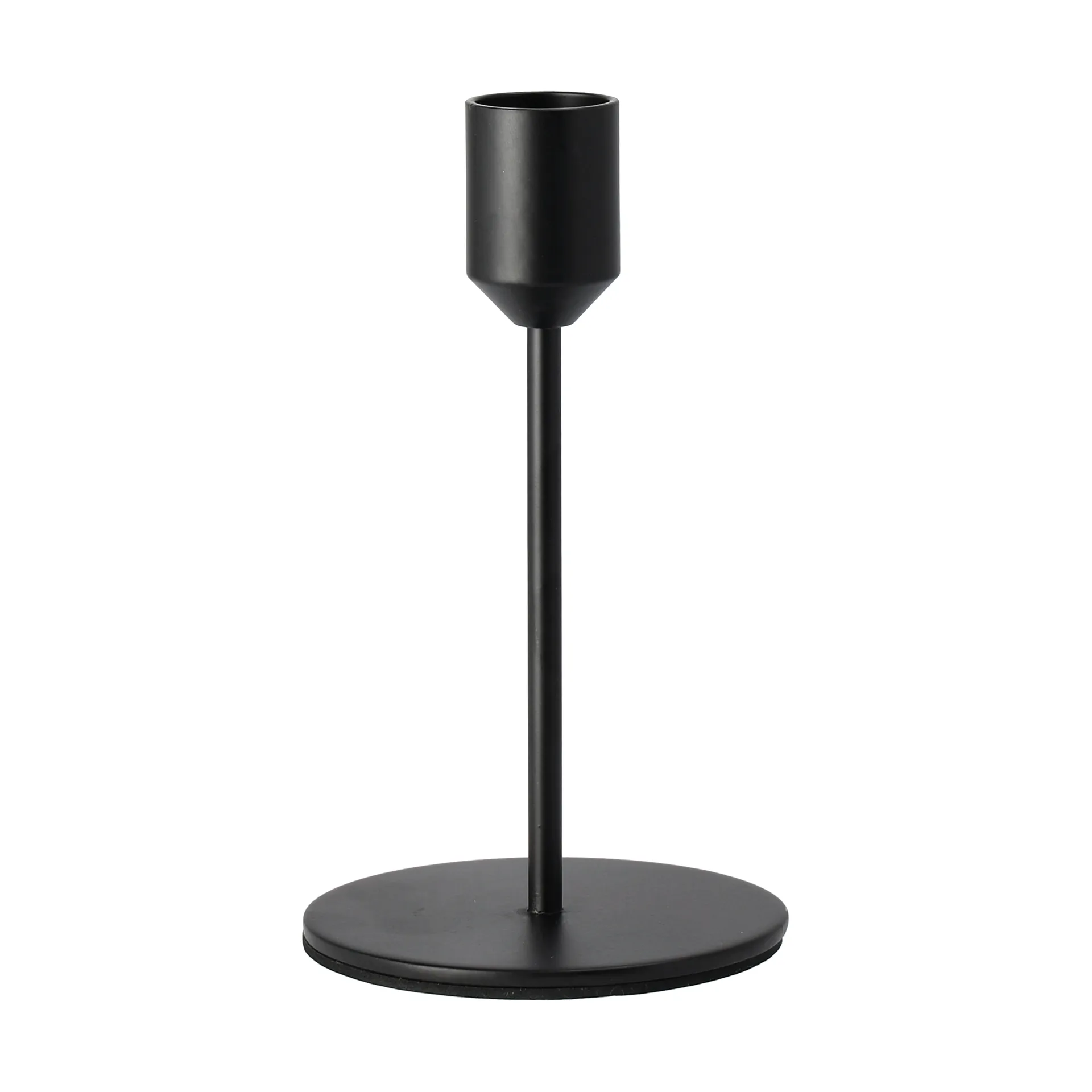 Świecznik Glare 14 cm, Czarny Scandi Living