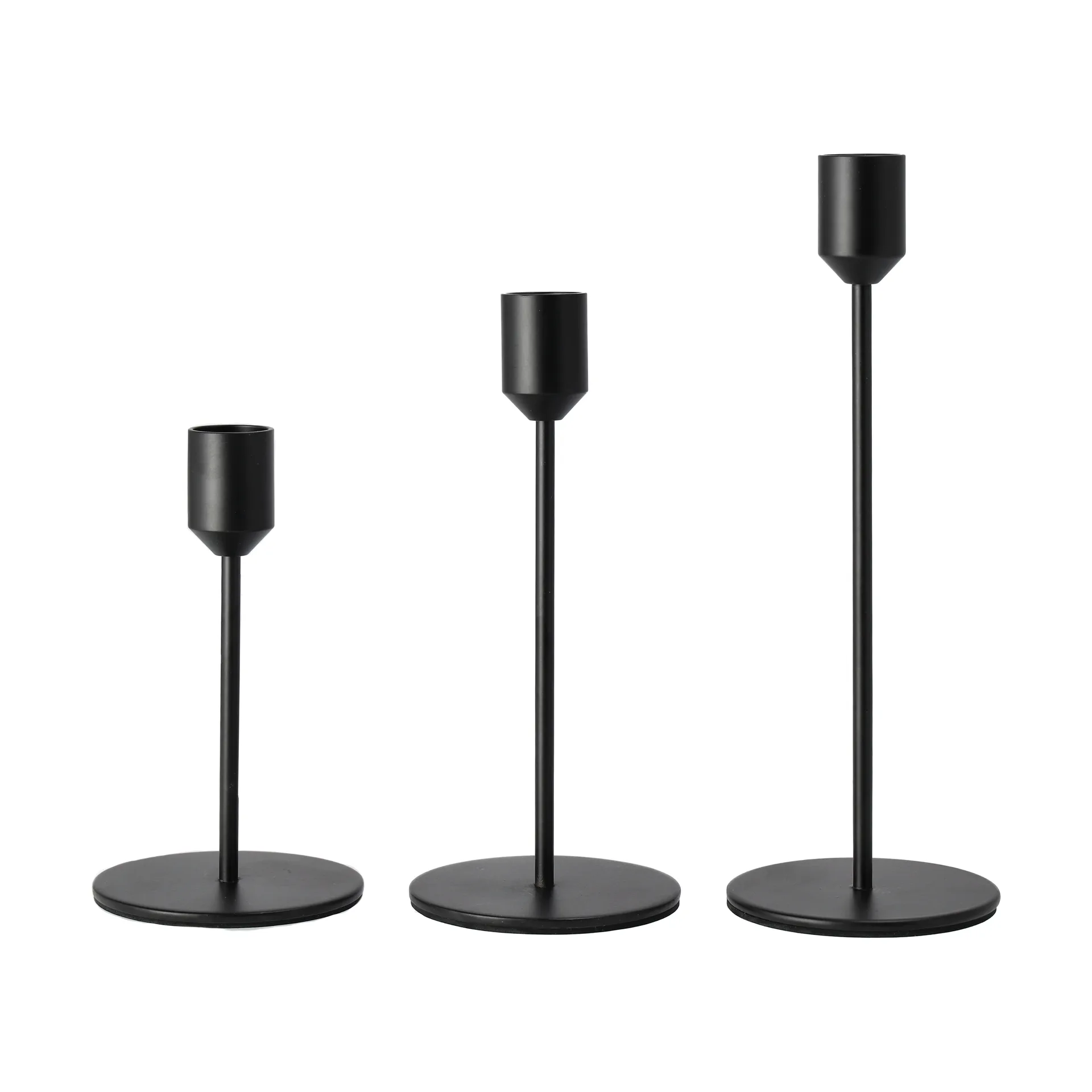 Świecznik Glare 14 cm, Czarny Scandi Living