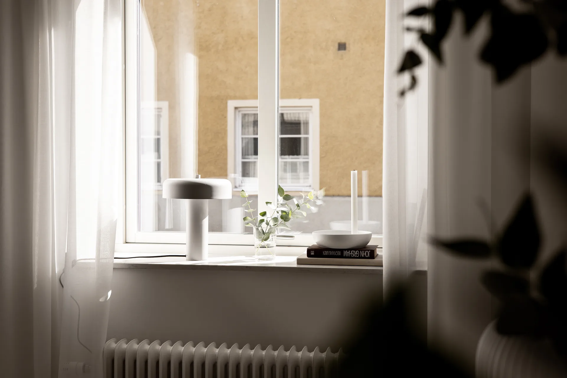 Świecznik Valley Ø21 cm, Biały Scandi Living