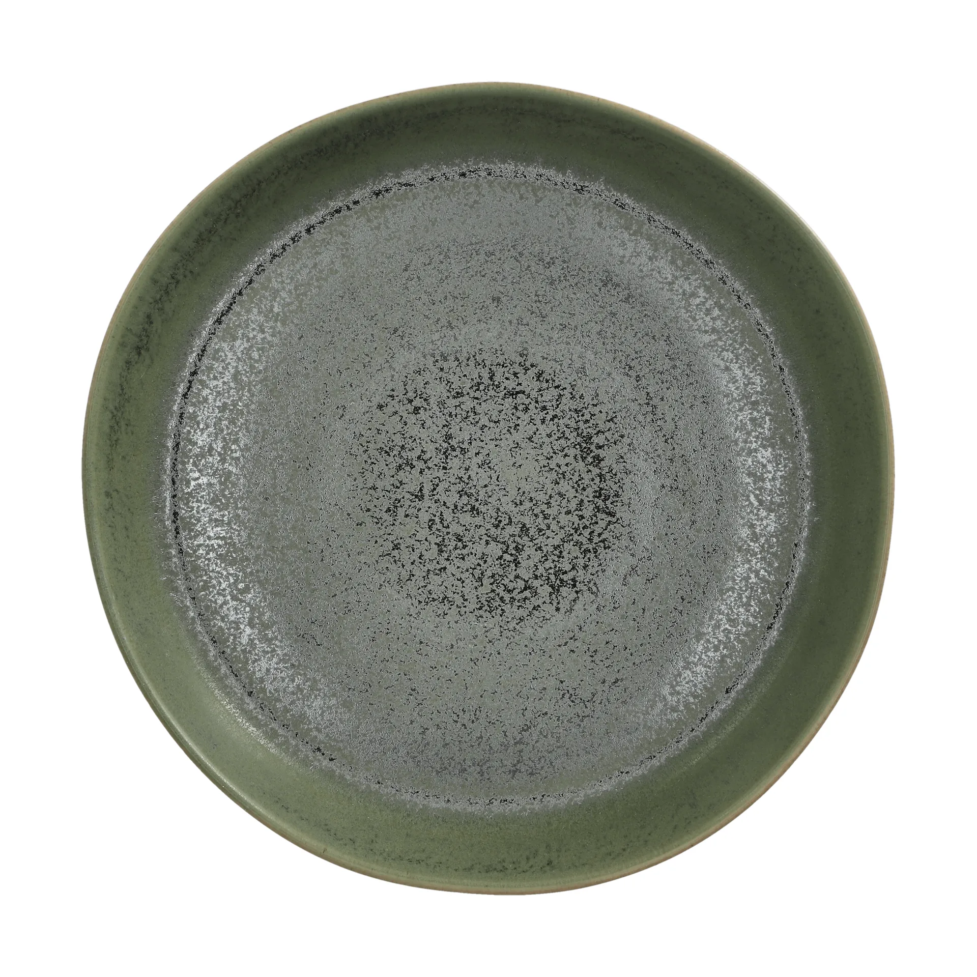 Talerz do makaronu Clay, Zielony, Ø23 cm Scandi Living