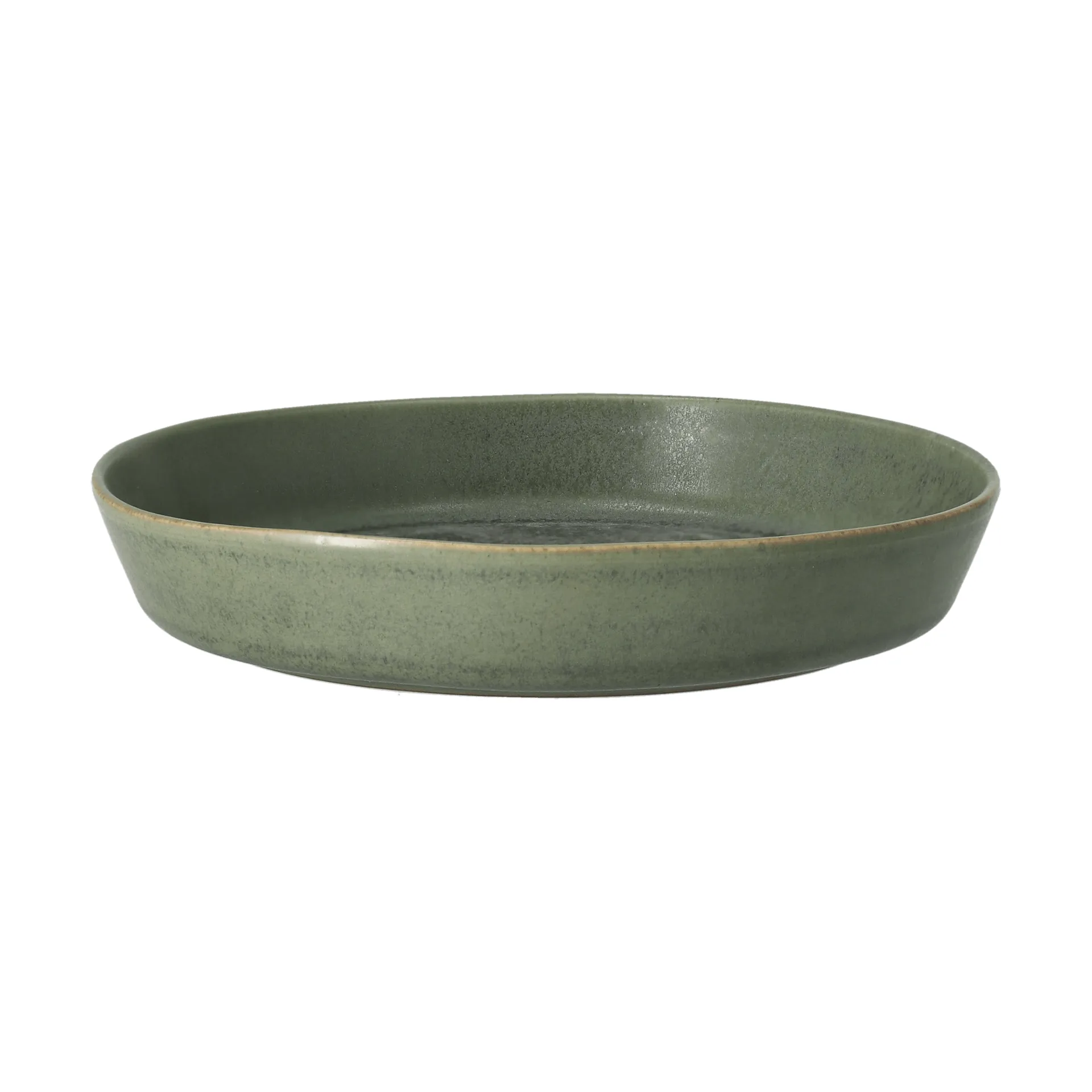 Talerz do makaronu Clay, Zielony, Ø23 cm Scandi Living