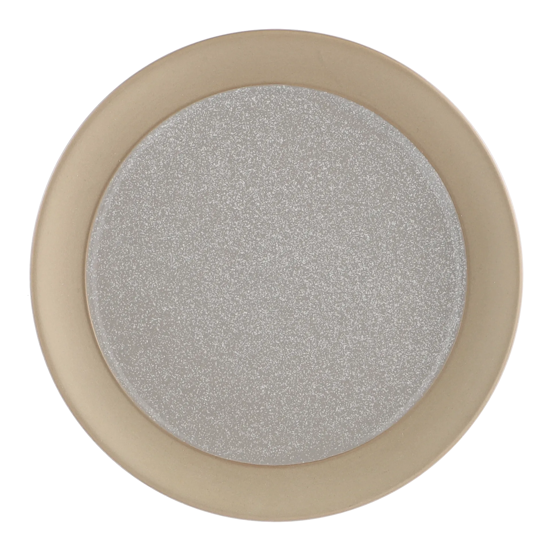 Talerz Fossil Ø21 cm, Szary Scandi Living