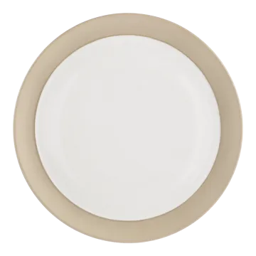 Talerz Fossil Ø26 cm - Biały - Scandi Living