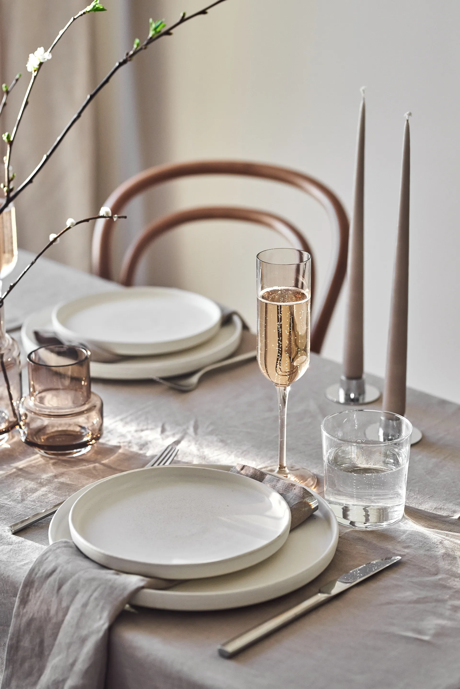 Talerz Sandsbro, Offwhite, Ø20 cm Scandi Living