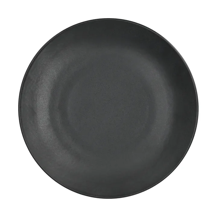 Talerz Terra - Czarny kamionkowa, Ø26,5 cm - Scandi Living