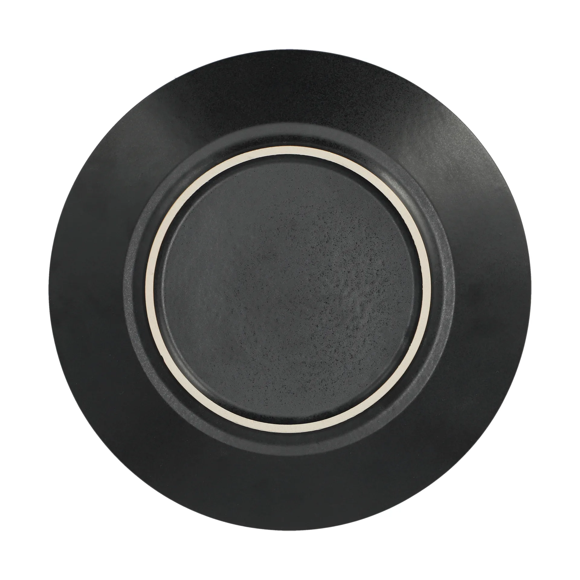 Talerz Terra, Czarny kamionkowa, Ø26,5 cm Scandi Living