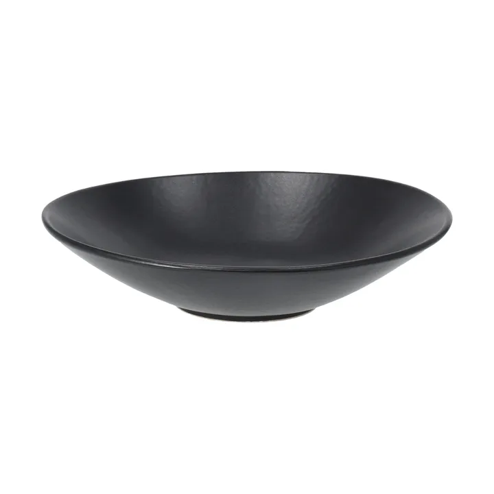 Terra talerz - Czarny kamionkowa, Ø22,5 cm - Scandi Living