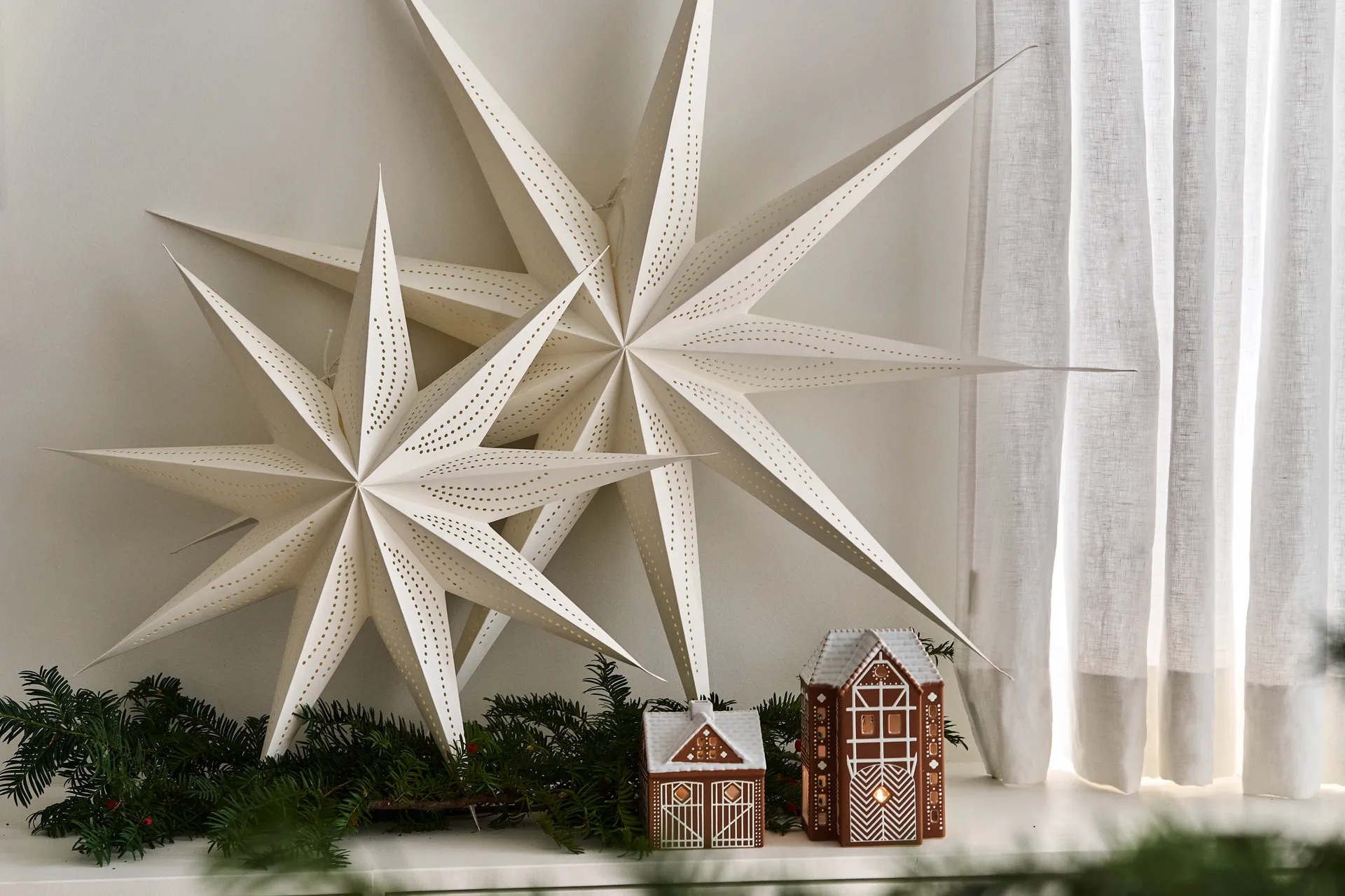 Veil gwiazda adwentowa, Ø90 cm Scandi Living