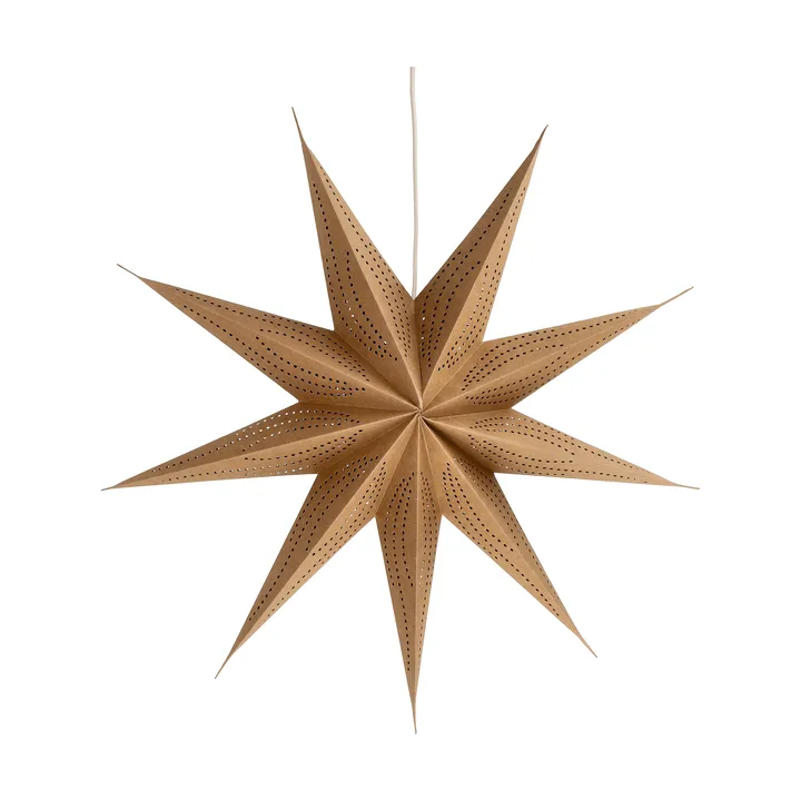 Veil gwiazda adwentowa - Naturalny, Ø60 cm - Scandi Living