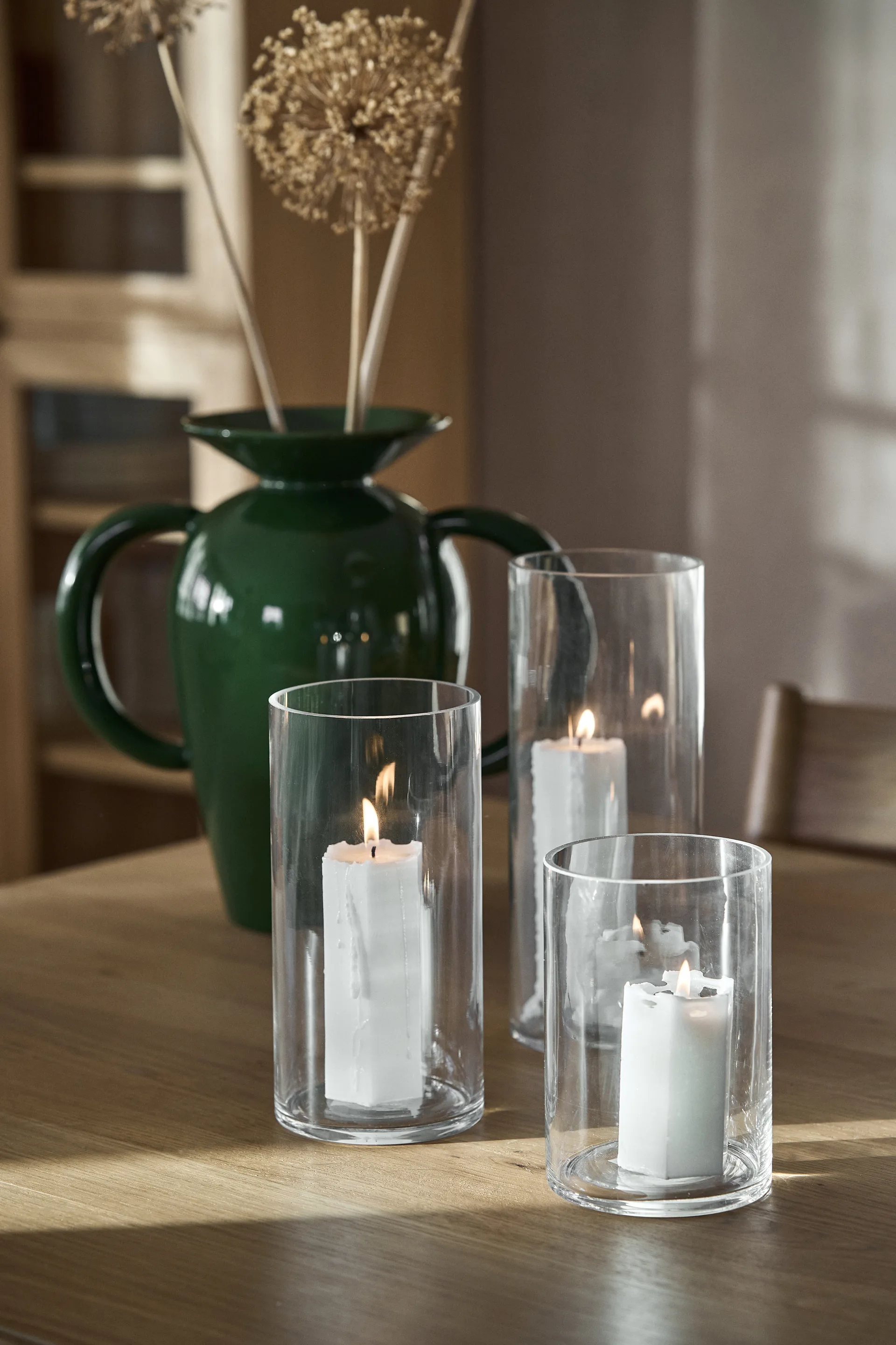 Wazon Cylinder Ø10x25 cm, Przezroczysty Scandi Living