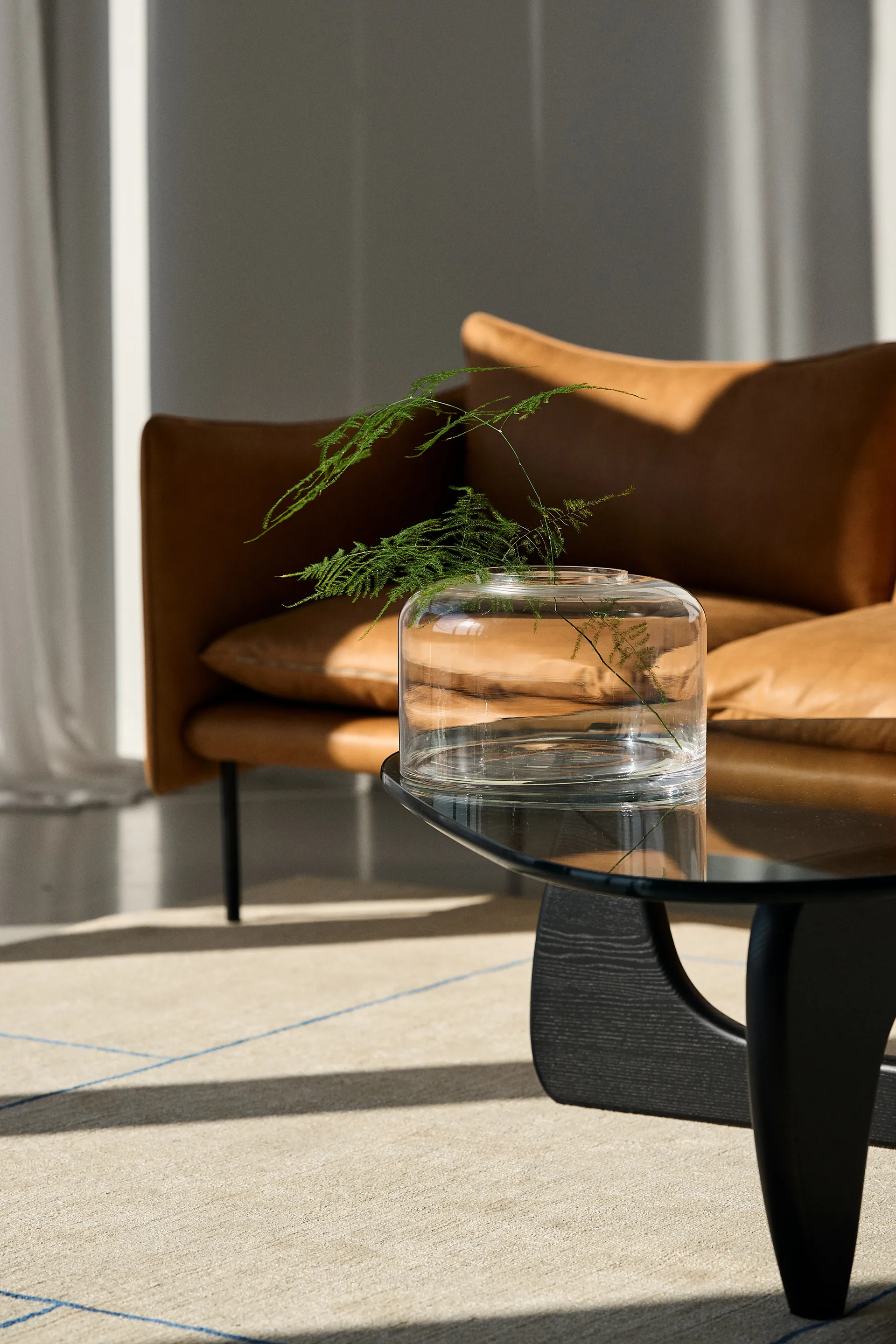 Wazon Flourish Ø30x20 cm, Przezroczysty Scandi Living