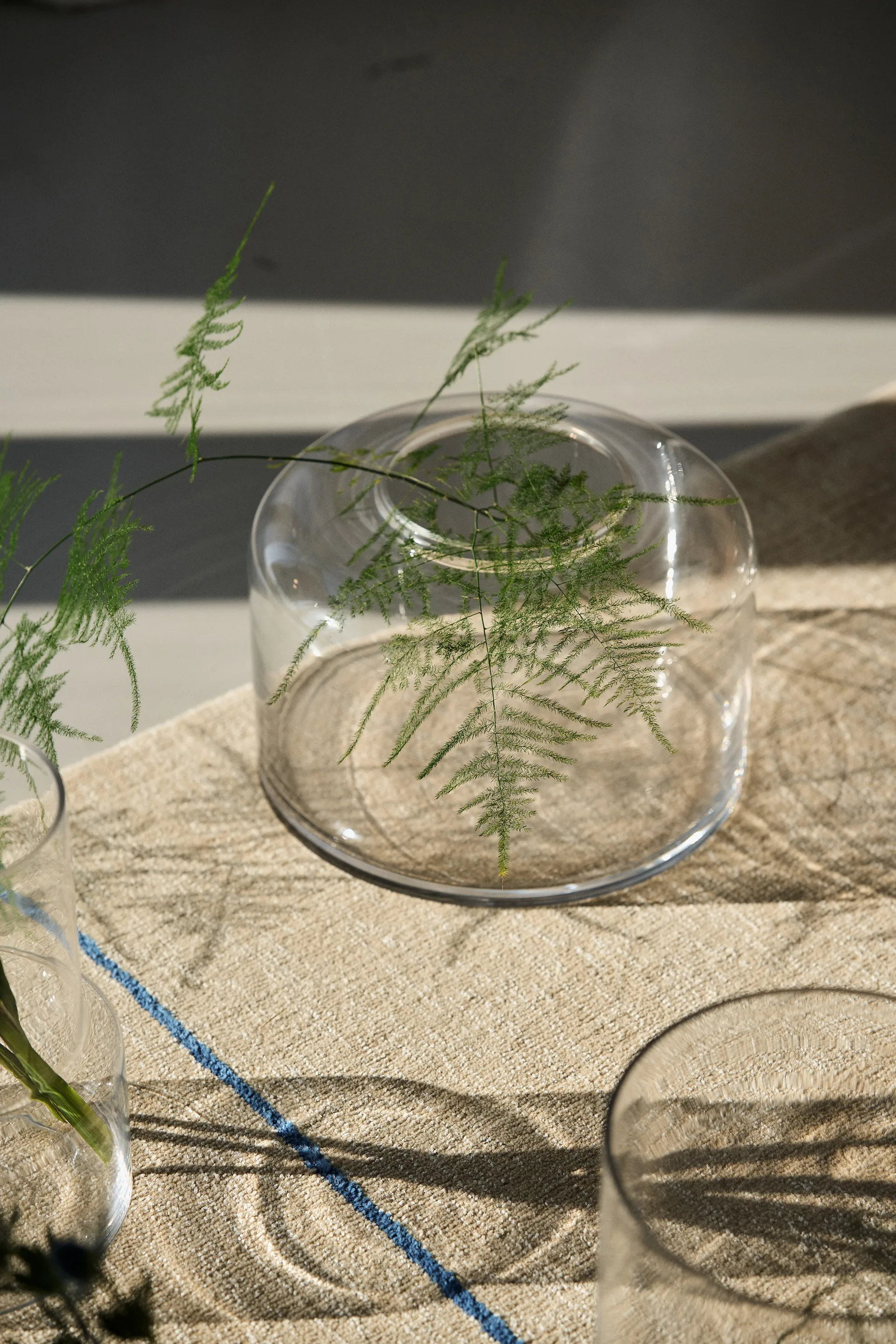 Wazon Flourish Ø30x20 cm, Przezroczysty Scandi Living