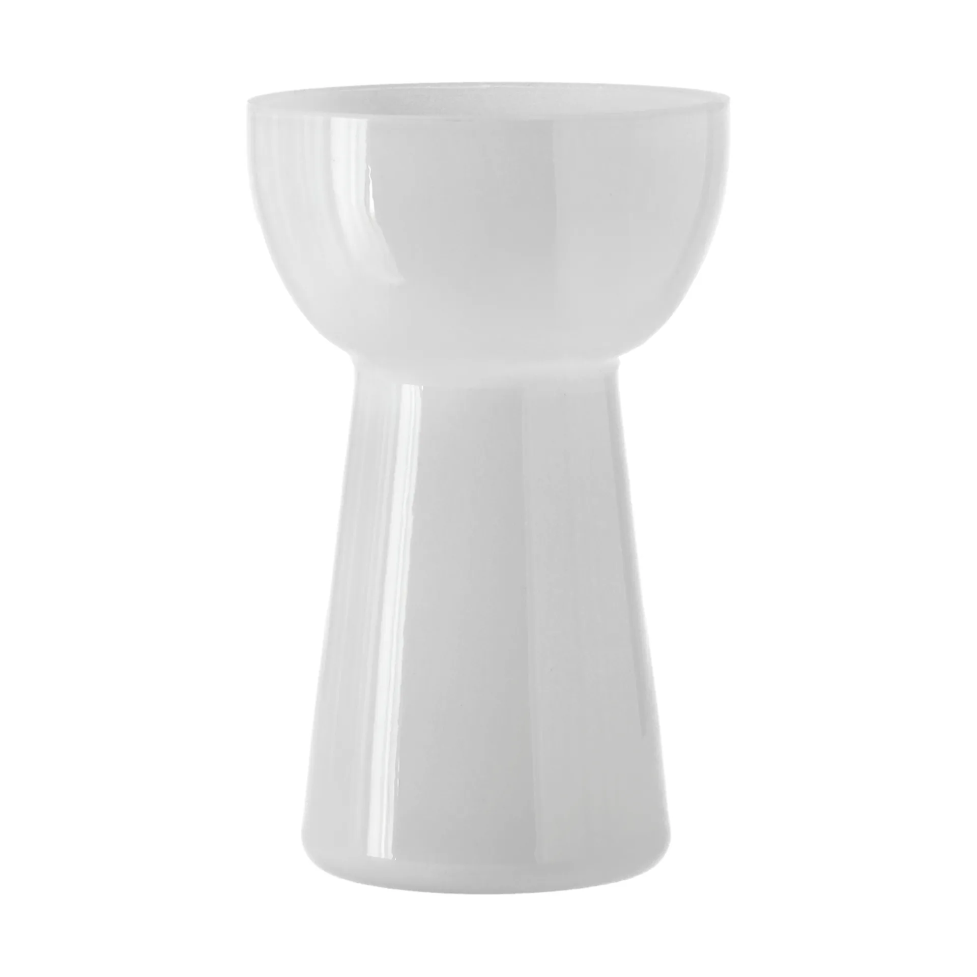 Wazon na hiacynty Petal 14 cm, Biały Scandi Living