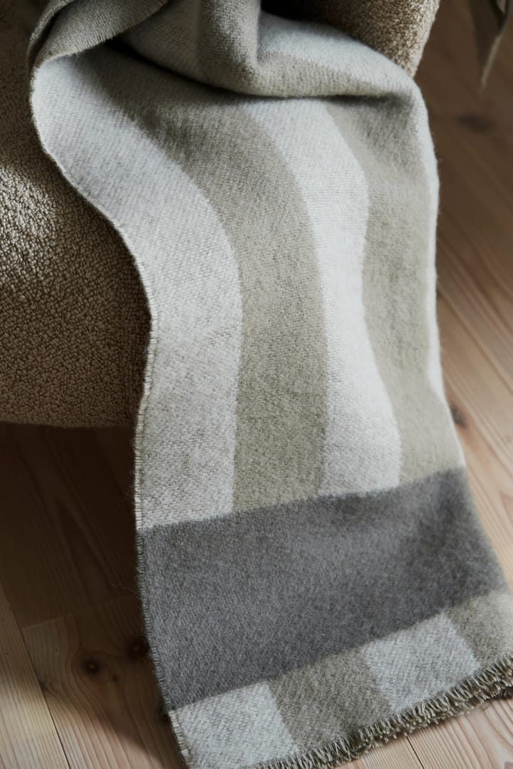 Wełniany koc Aisles 130x180 cm, Beżowy Scandi Living