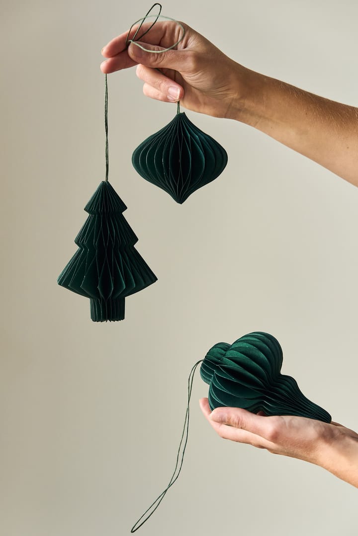 Zawieszka na choinkę Onion 4 szt., Forest Green Scandi Living