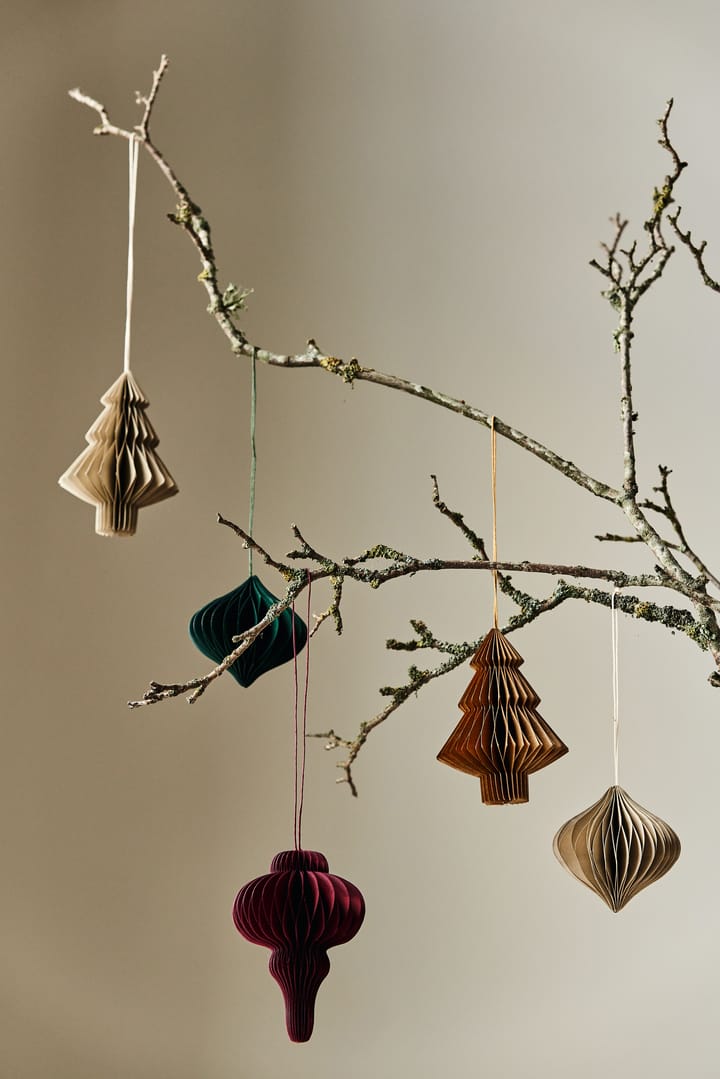 Zawieszka na choinkę Onion 4 szt., Forest Green Scandi Living