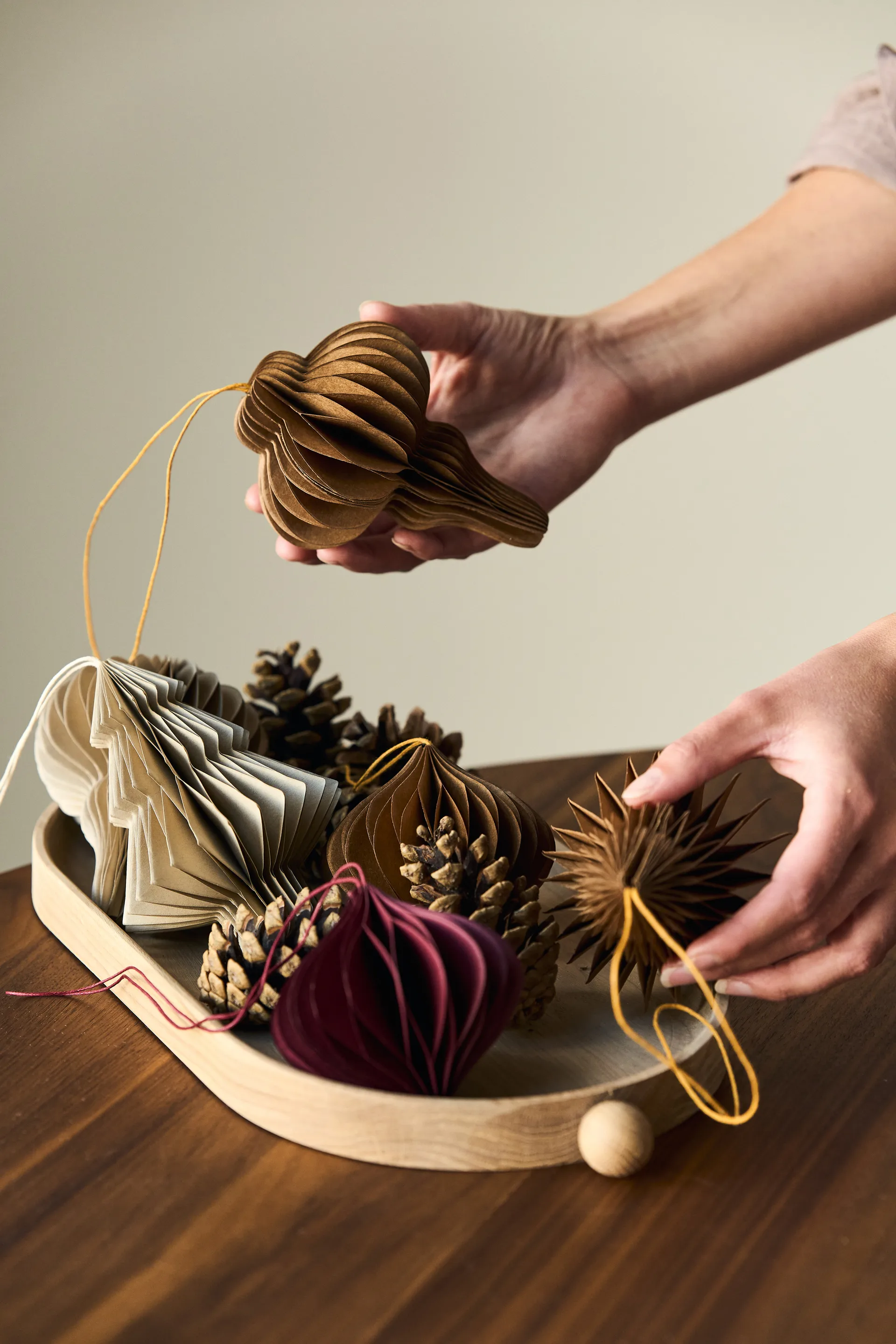 Zawieszka na choinkę Onion 4 szt., Red Scandi Living