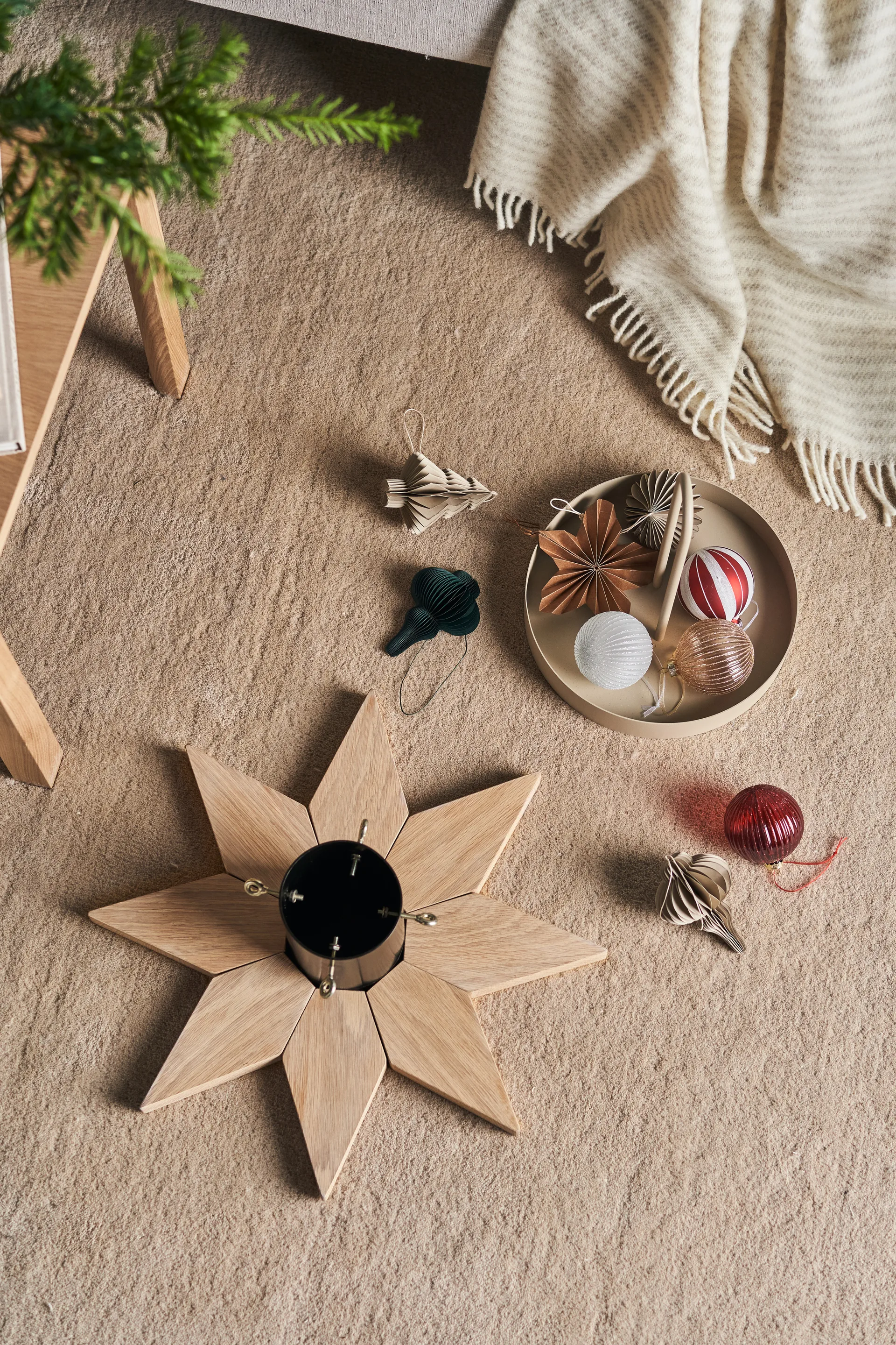 Zawieszka na choinkę Spira 4 szt., Forest Green Scandi Living