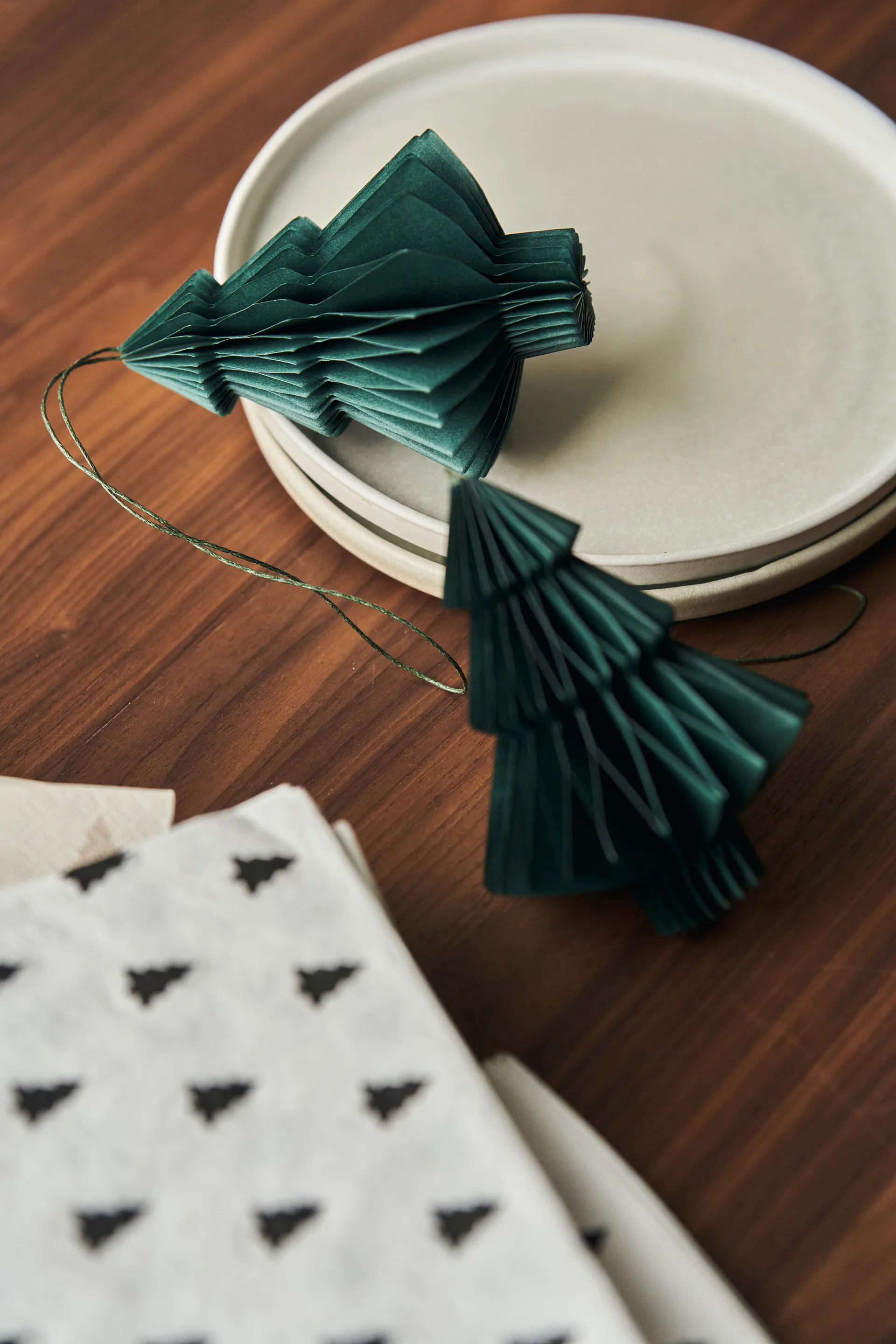 Zawieszka na choinkę Tree 4 szt., Forest Green Scandi Living