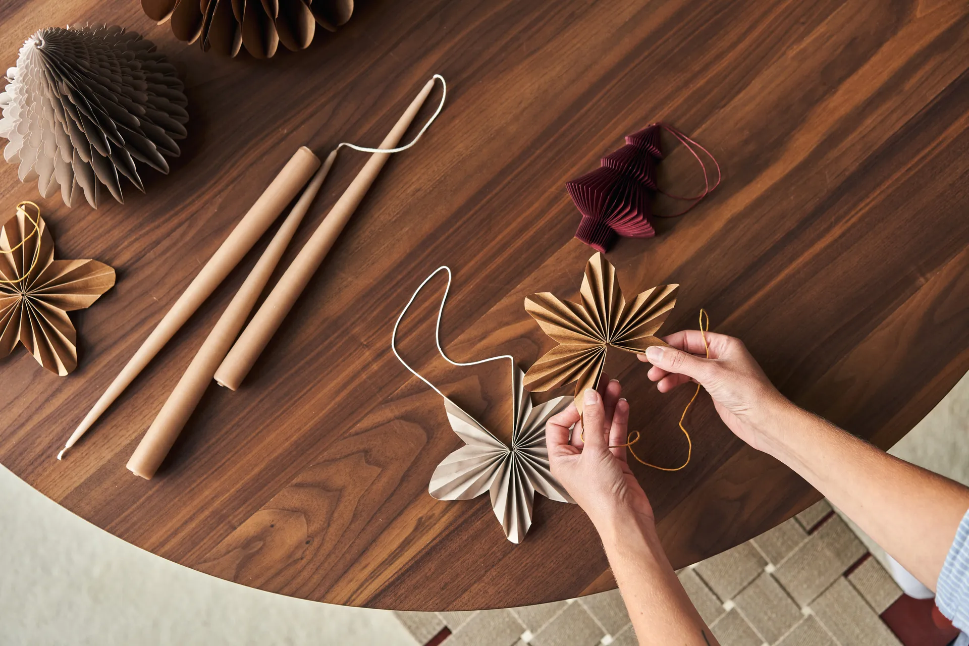 Zawieszka na choinkę Twinkle 4 szt. , Natural Scandi Living