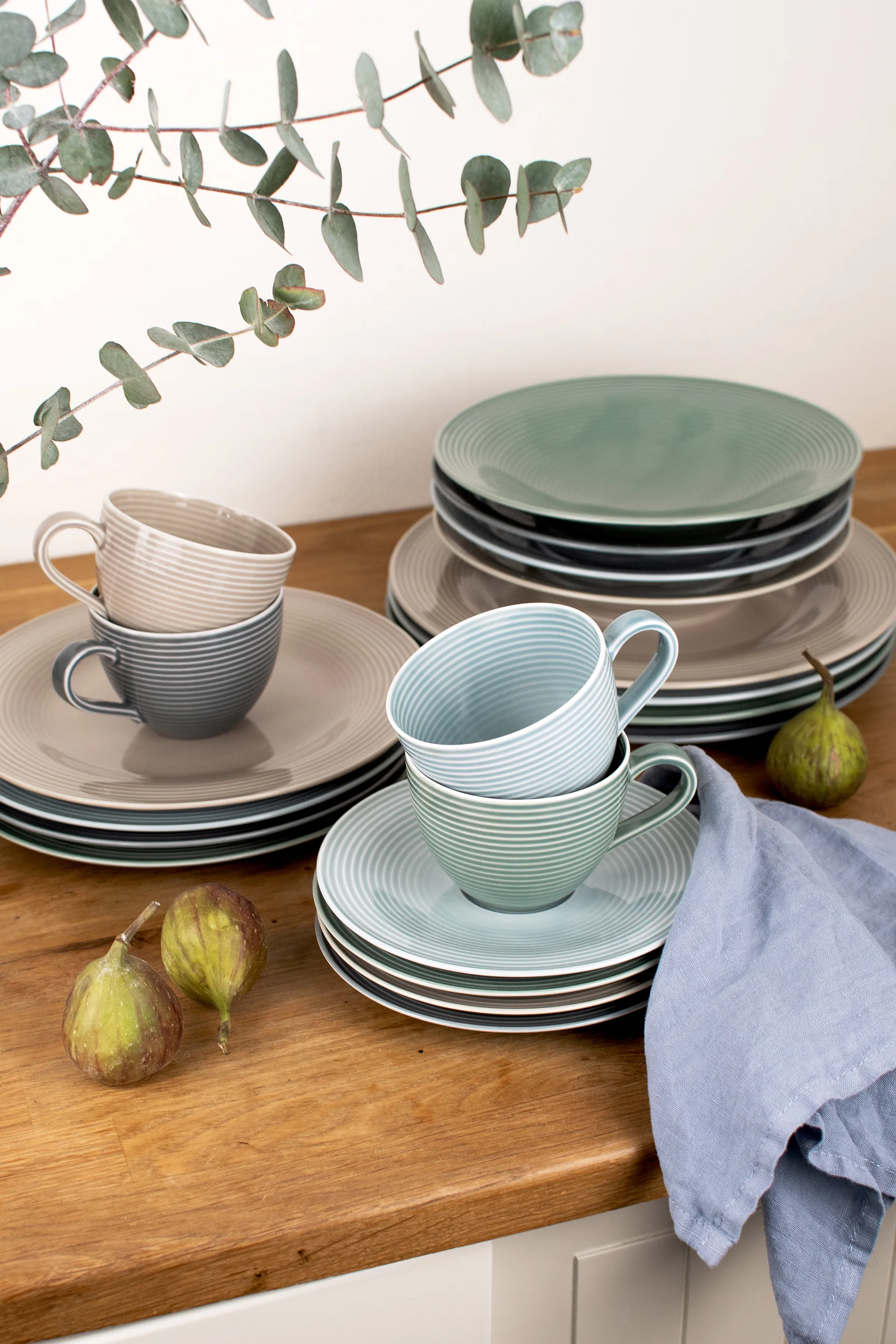 Beat zestaw obiadowy 30 sztuk, Piaskowy beż Seltmann Weiden