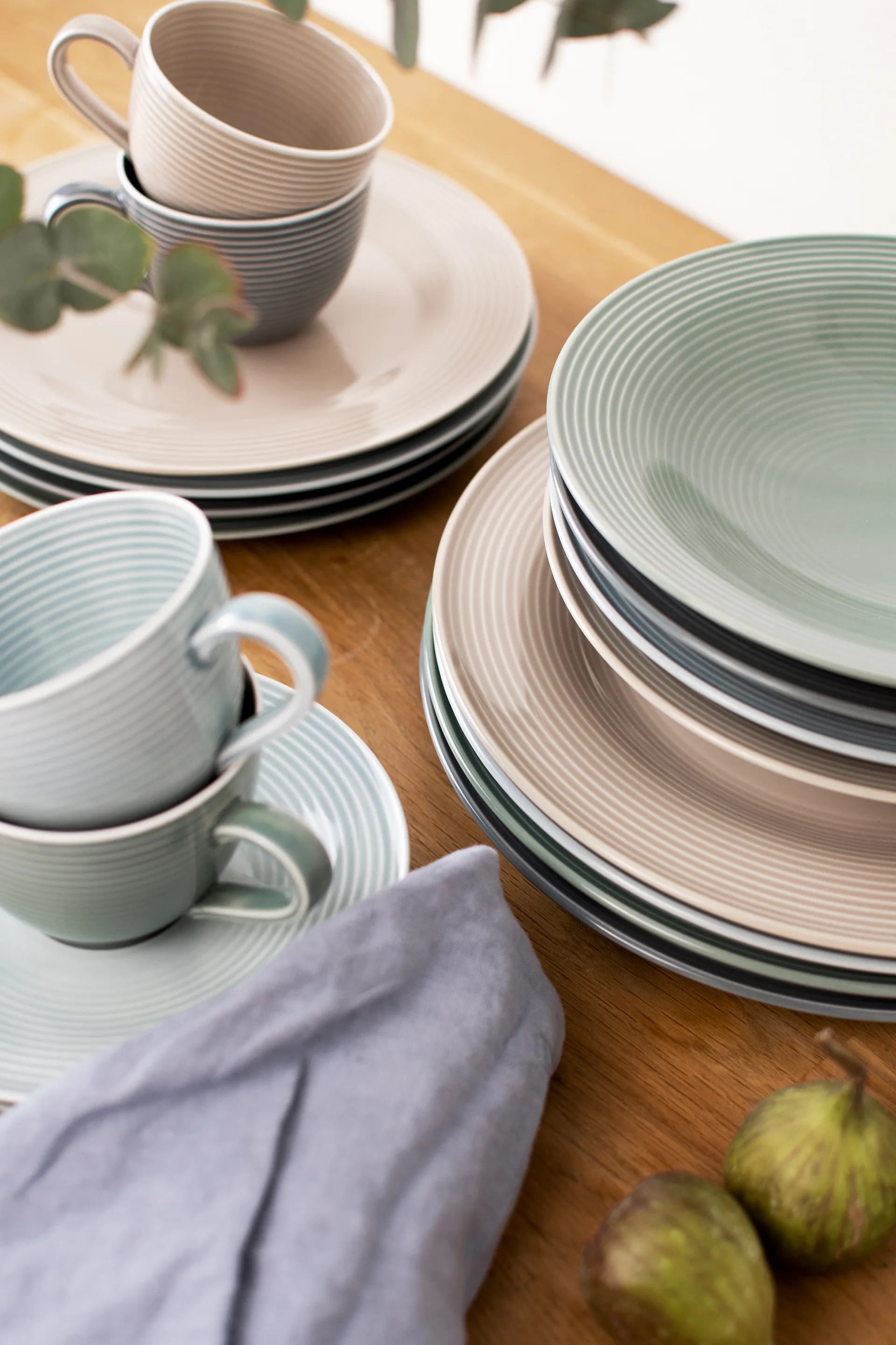 Beat zestaw obiadowy 30 sztuk, Piaskowy beż Seltmann Weiden