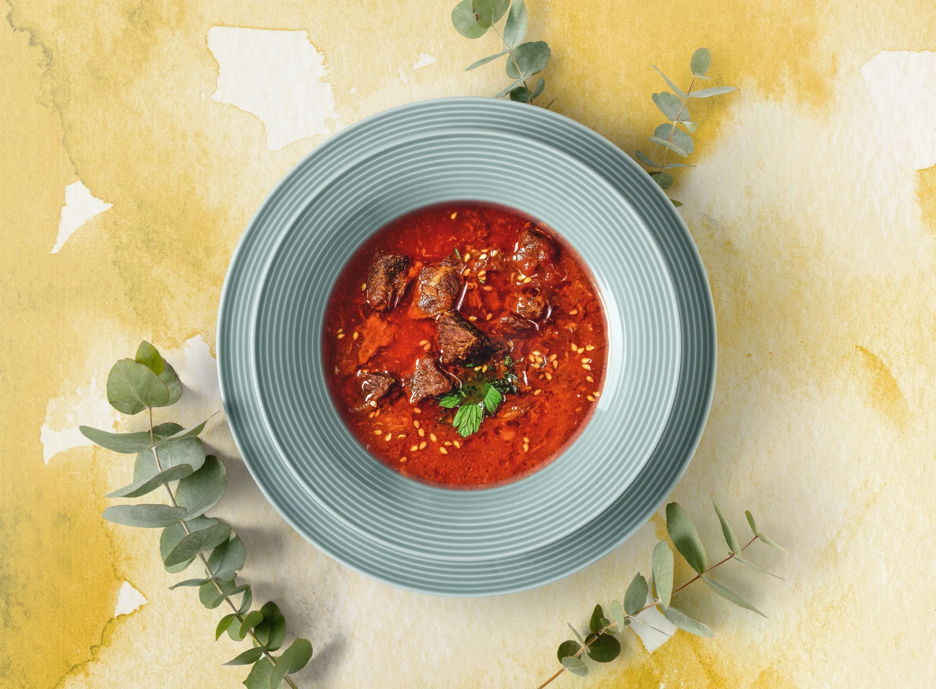 Beat zestaw zestaw obiadowy 12 części, Arktyczny niebieski Seltmann Weiden