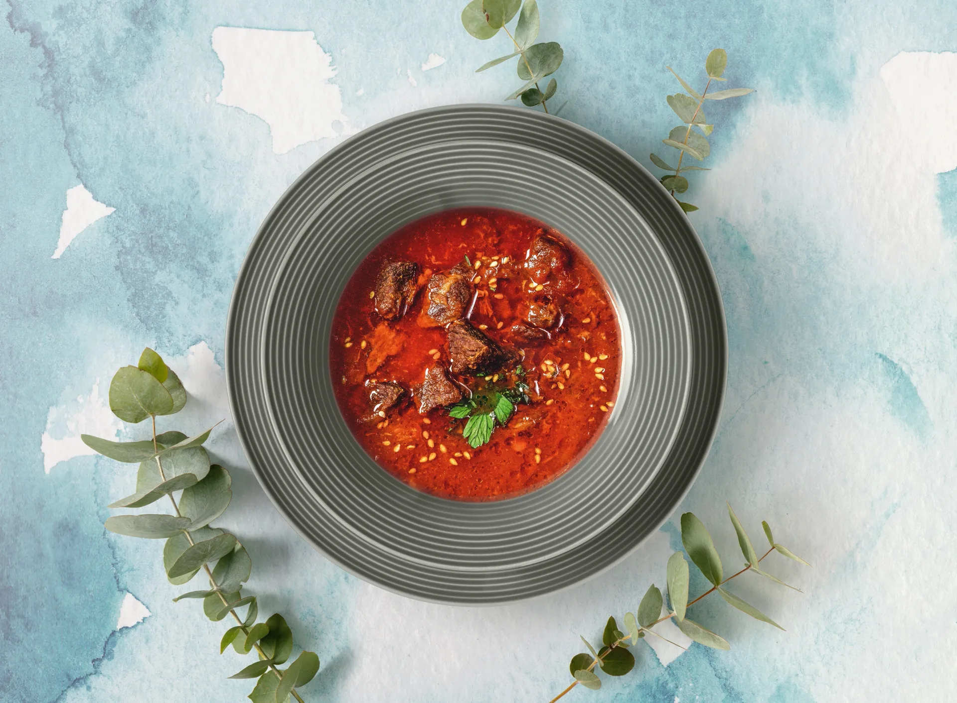 Beat zestaw zestaw obiadowy 12 części, Perłowy szary Seltmann Weiden