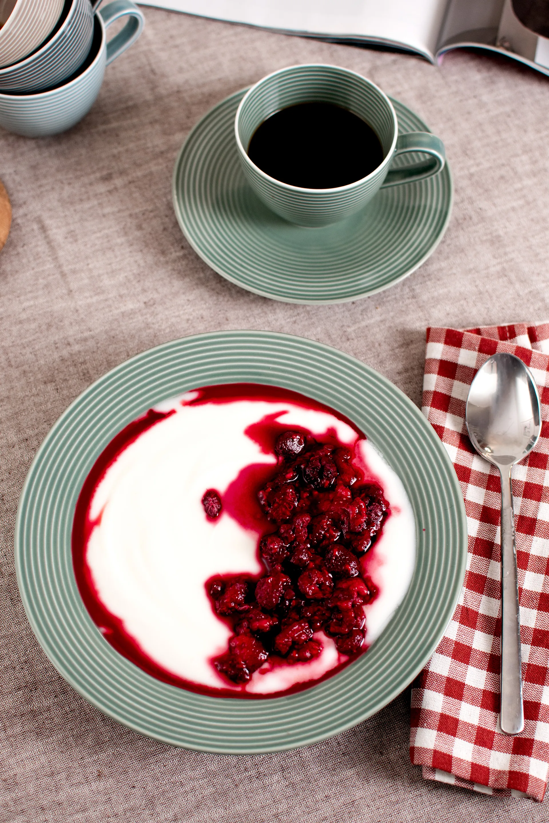 Beat zestaw zestaw obiadowy 12 części, Perłowy szary Seltmann Weiden