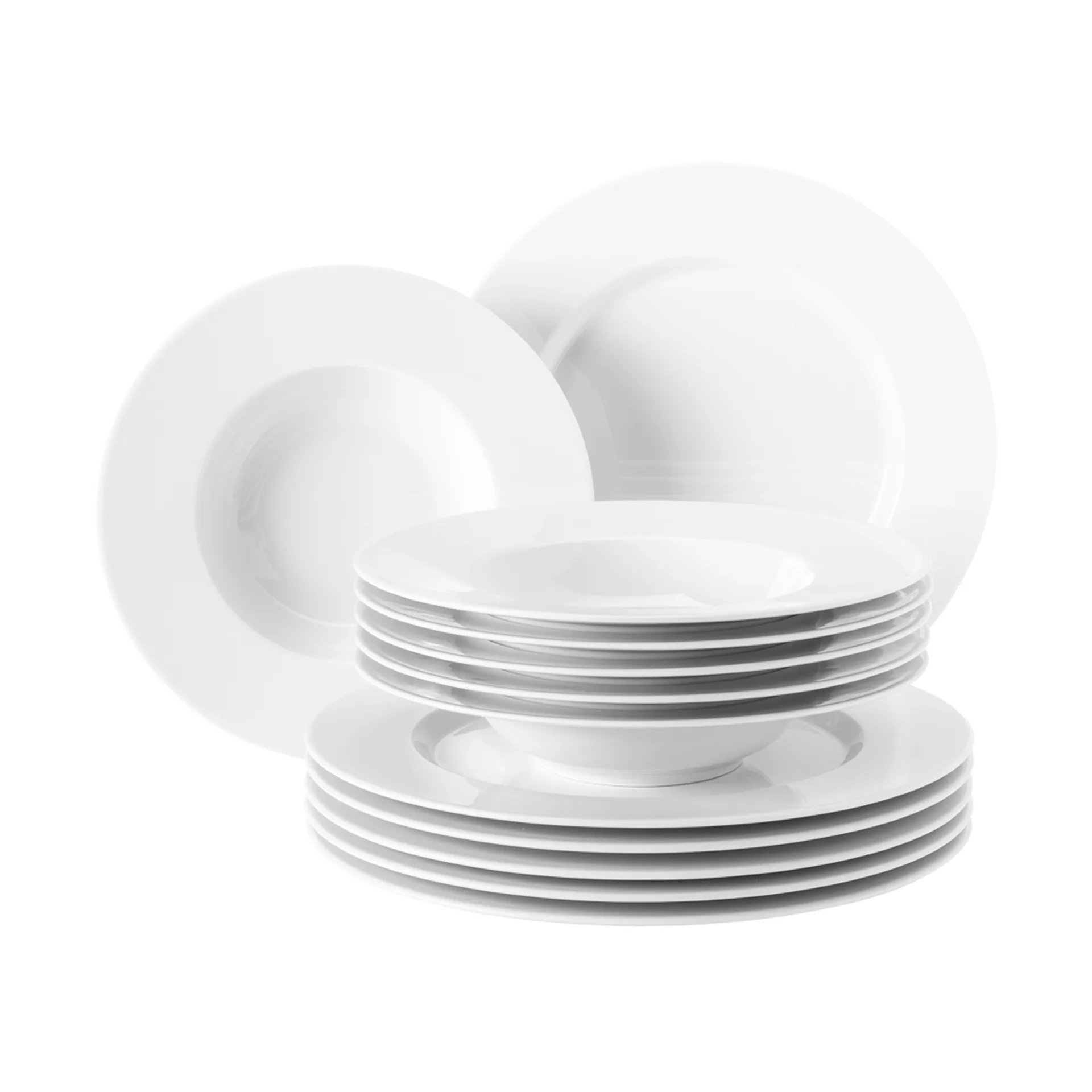 No Limits zestaw obiadowy 12 części, Biały Seltmann Weiden