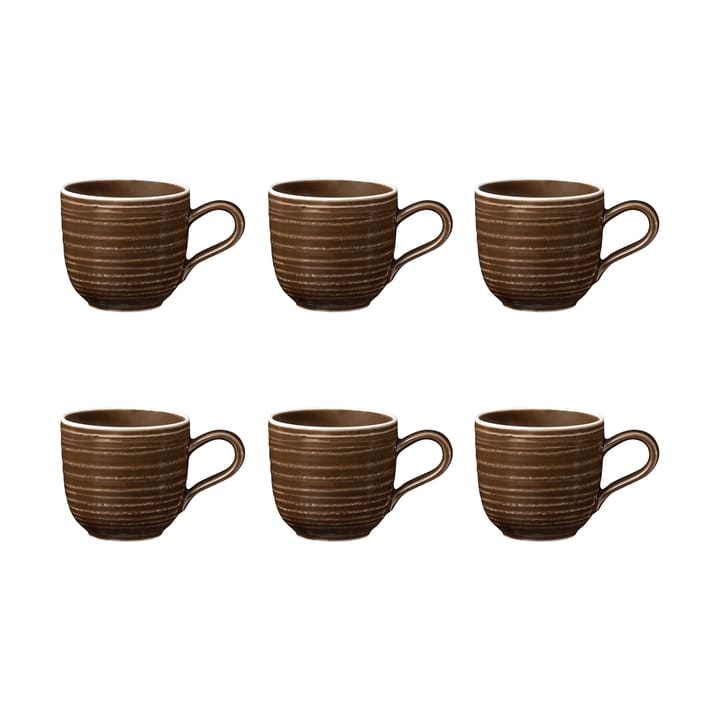 Terra espressofiliżanka 9 cl 6 szt, Earth Brown Seltmann Weiden