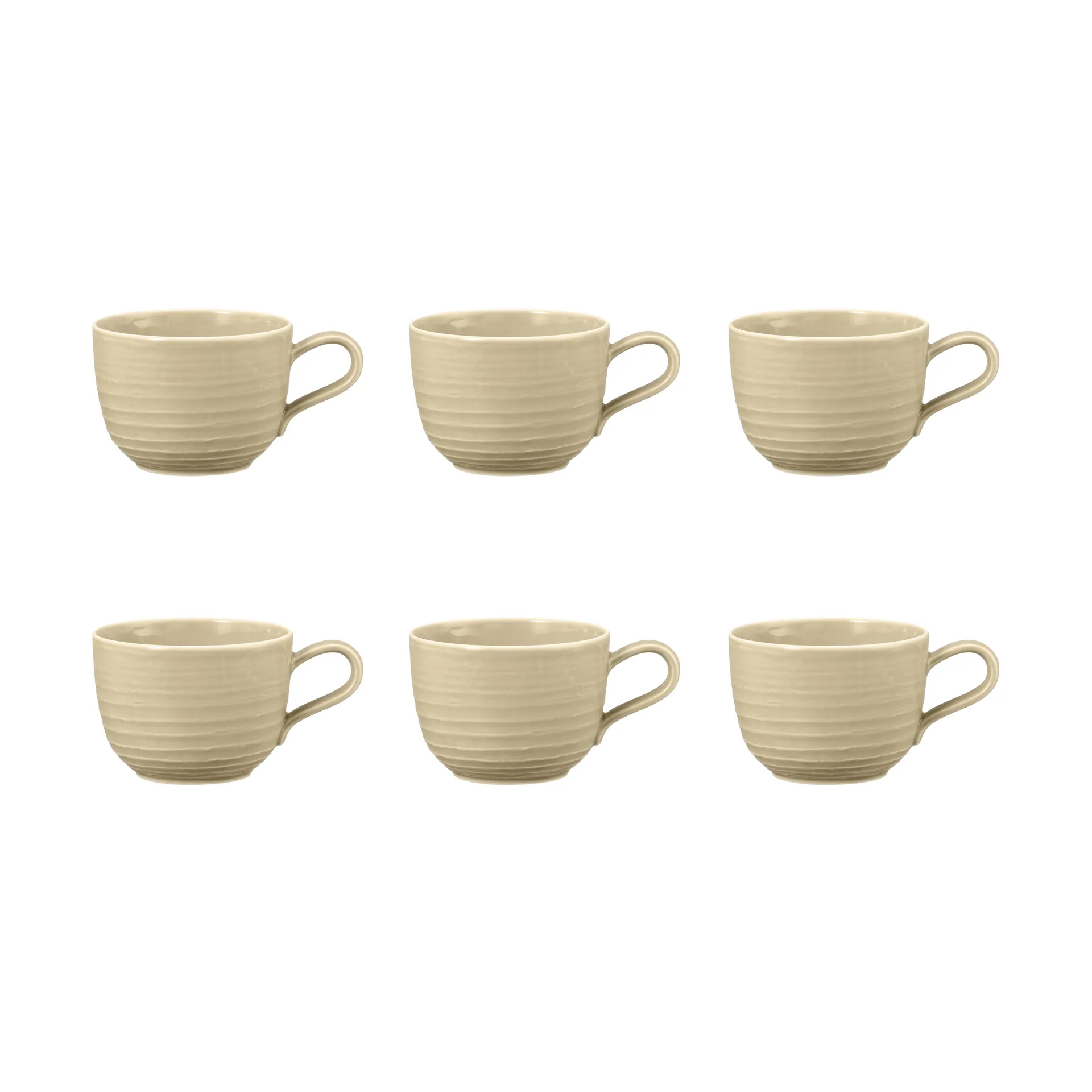 Terra filiżanka 260 ml 6 szt, Sand Beige Seltmann Weiden