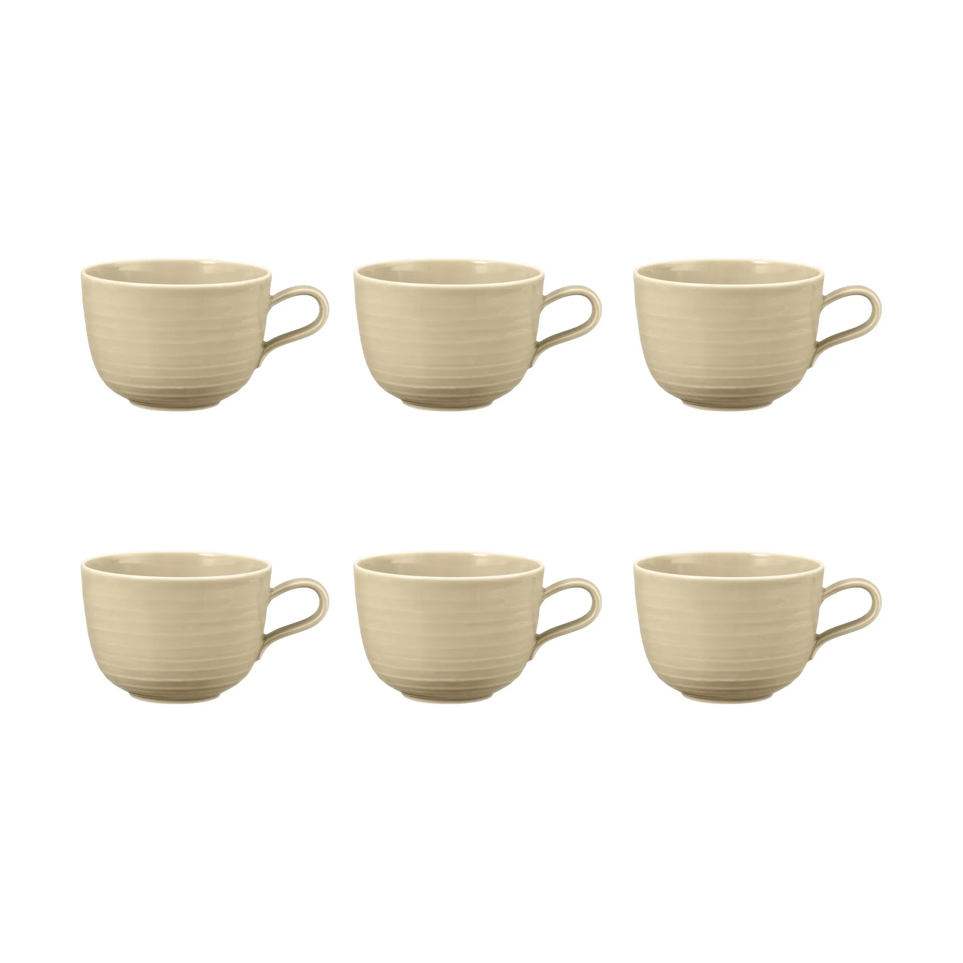 Terra filiżanka 380 ml 6 szt, Sand Beige Seltmann Weiden