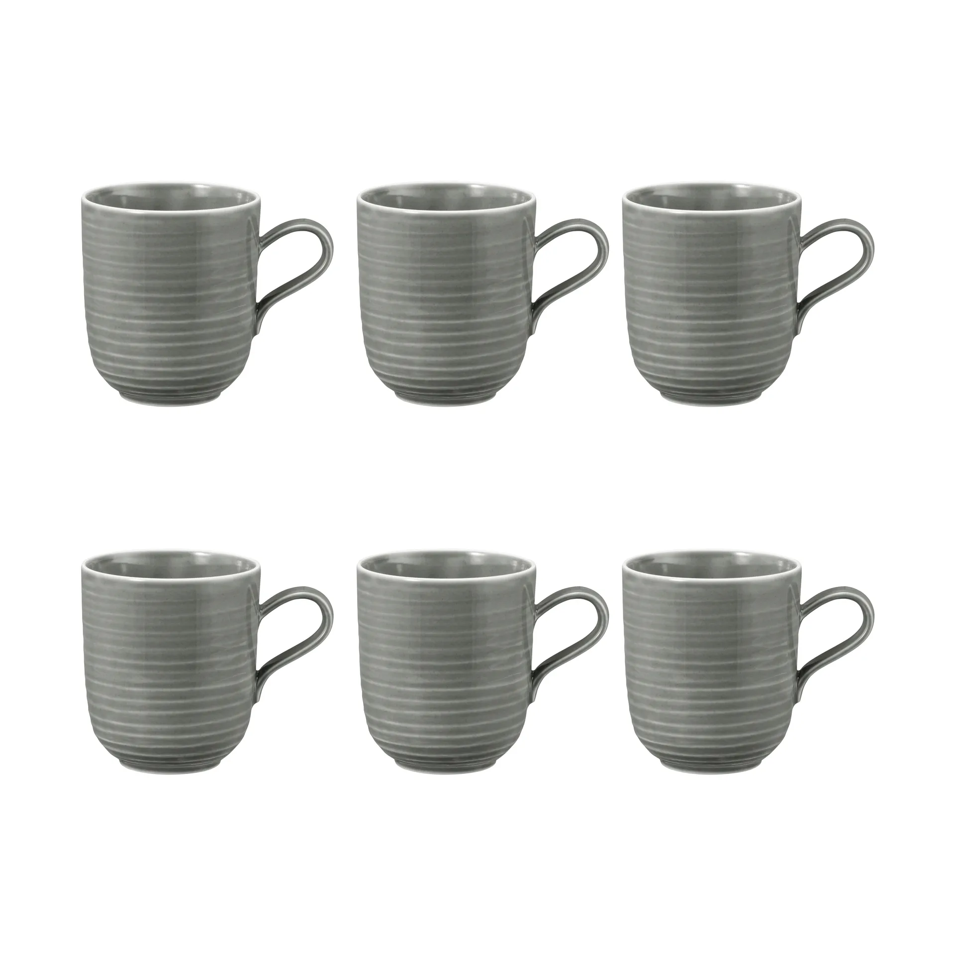 Terra filiżanka 400 ml 6 szt, Pearl Grey Seltmann Weiden
