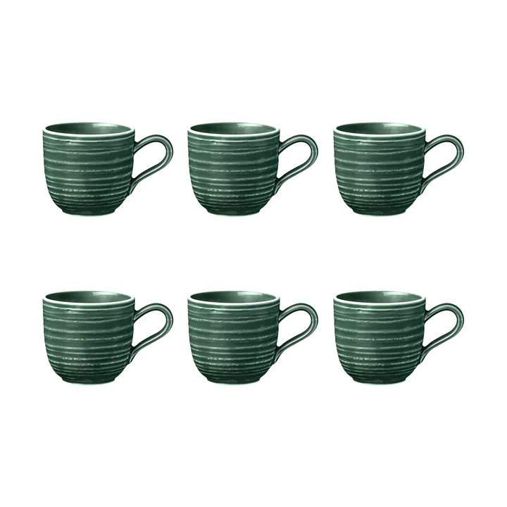 Terra filiżanka do espresso 90 ml, 6‑pak - Moss Green - Seltmann Weiden