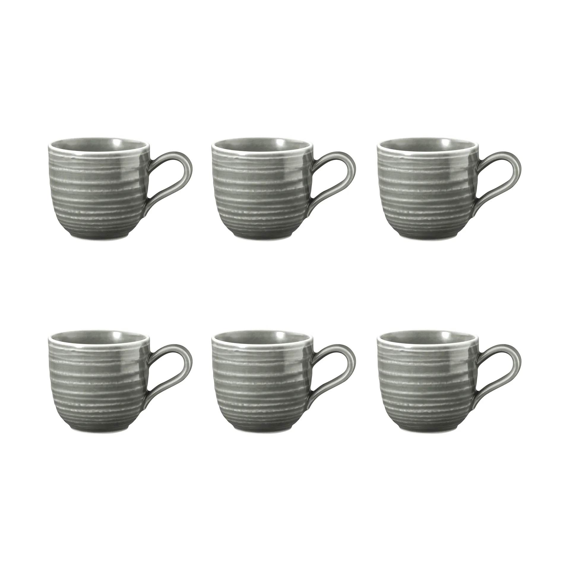 Terra filiżanka do espresso 90 ml, 6‑pak, Pearl Grey Seltmann Weiden