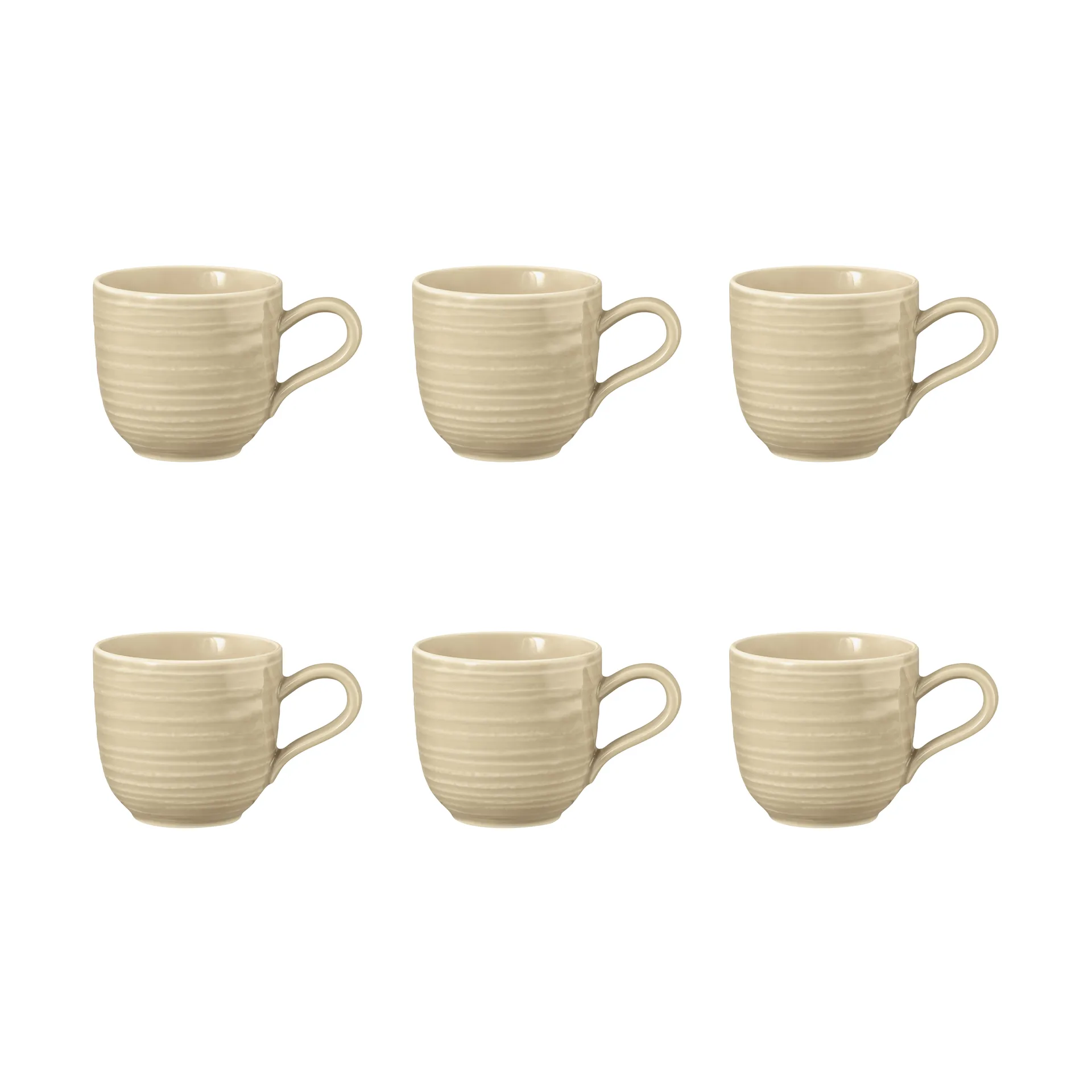 Terra filiżanka do espresso 90 ml, 6‑pak, Sand Beige Seltmann Weiden