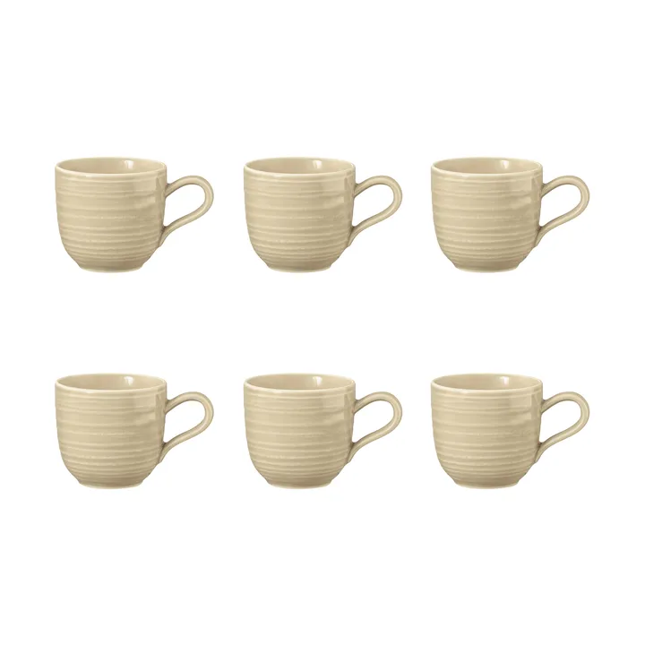 Terra filiżanka do espresso 90 ml, 6‑pak - Sand Beige - Seltmann Weiden