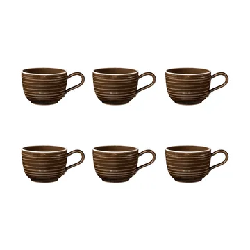 Terra kubek 200 ml 6‑pak - Earth Brown - Seltmann Weiden