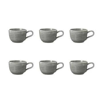 Terra kubek 200 ml 6‑pak - Pearl Grey - Seltmann Weiden