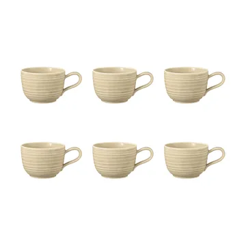 Terra kubek 200 ml 6‑pak - Sand Beige - Seltmann Weiden