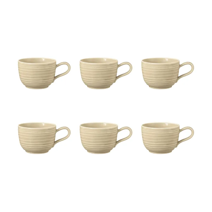 Terra kubek 200 ml 6‑pak - Sand Beige - Seltmann Weiden