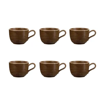 Terra kubek 260 ml 6‑pak - Earth Brown - Seltmann Weiden