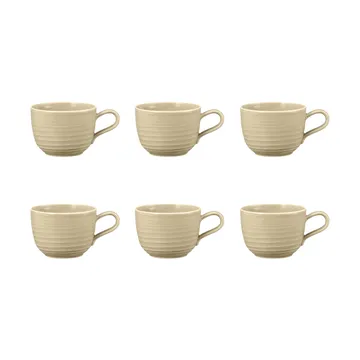 Terra kubek 260 ml 6‑pak - Sand Beige - Seltmann Weiden