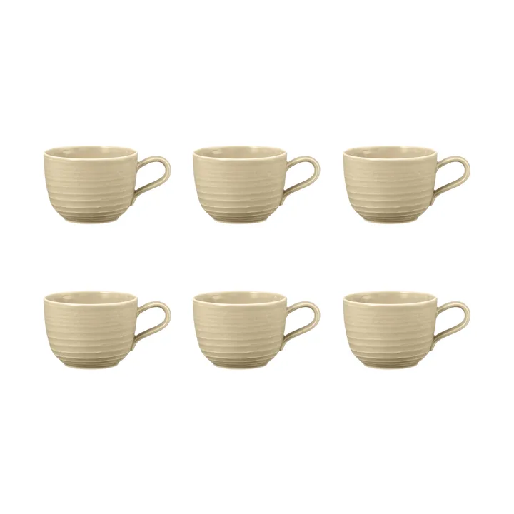 Terra kubek 260 ml 6‑pak - Sand Beige - Seltmann Weiden
