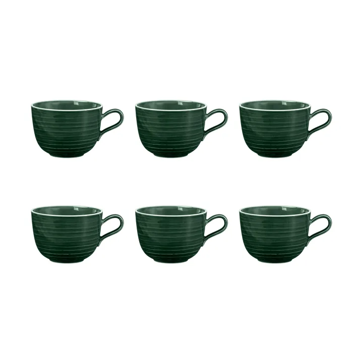 Terra kubek 380 ml, 6‑pak - Moss Green - Seltmann Weiden