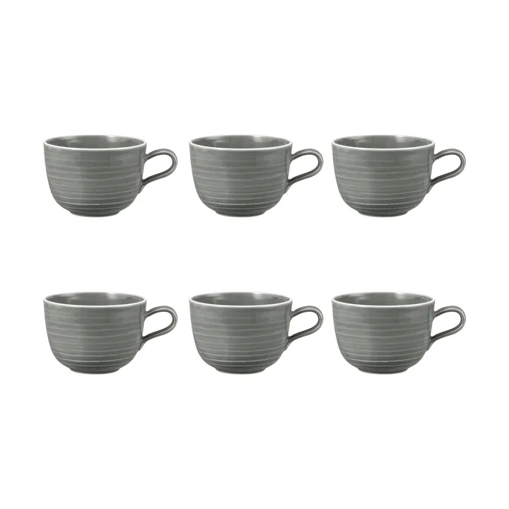 Terra kubek 380 ml, 6‑pak - Pearl Grey - Seltmann Weiden