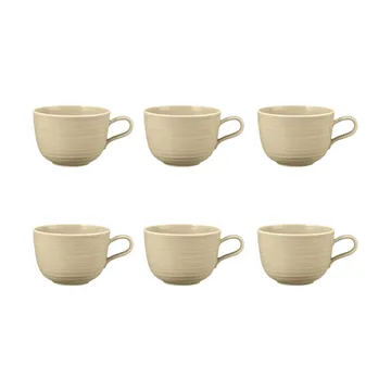 Terra kubek 380 ml, 6‑pak - Sand Beige - Seltmann Weiden