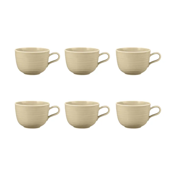 Terra kubek 380 ml, 6‑pak - Sand Beige - Seltmann Weiden